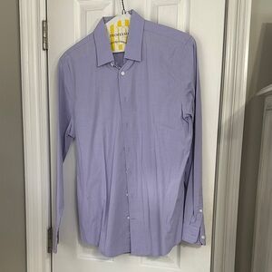 Express Men's Light Purple Dress Shirt 1MX